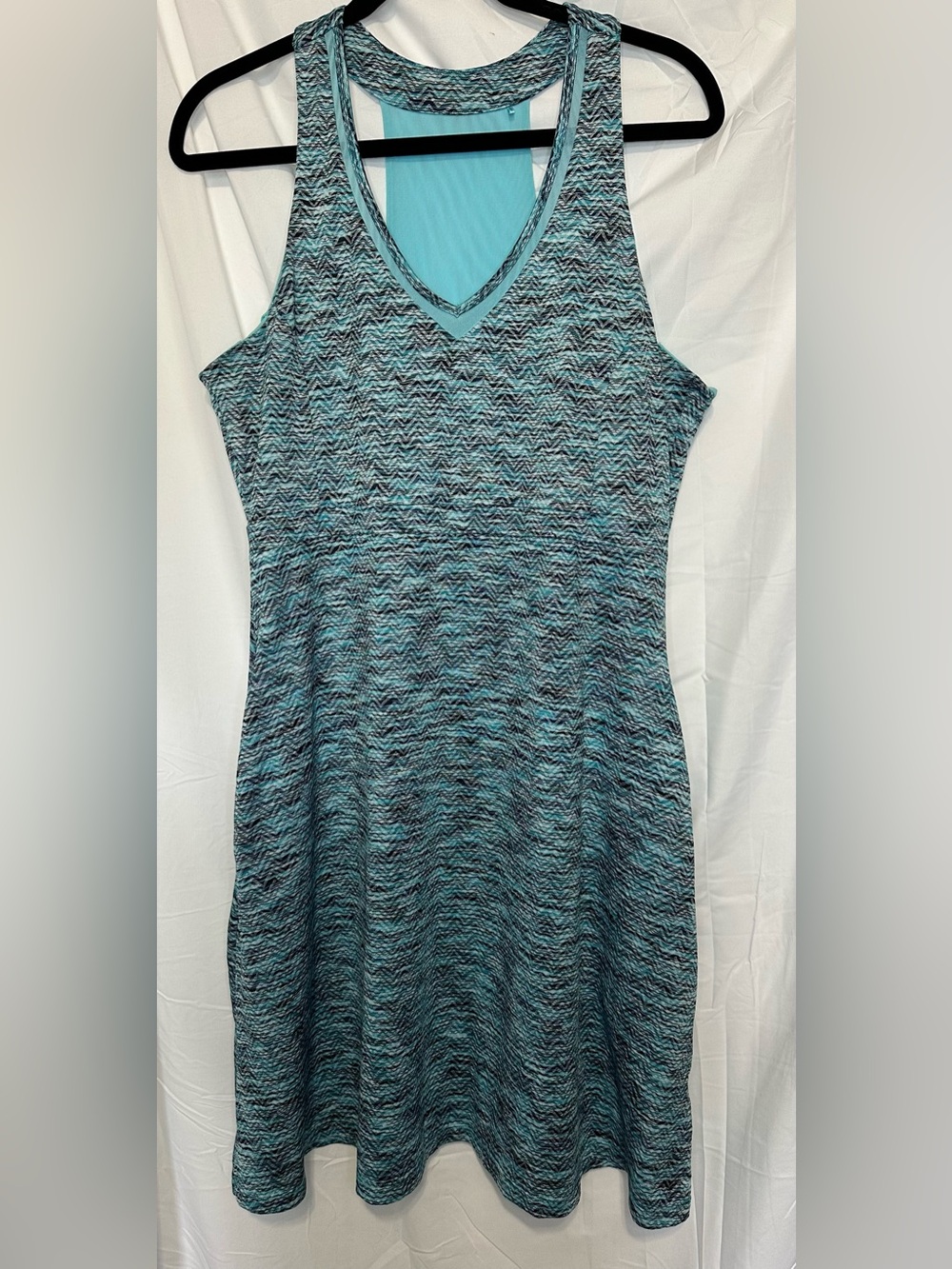 MPG Athletic Racerback Knit Sport Dress in Blue XL X-Large Golf